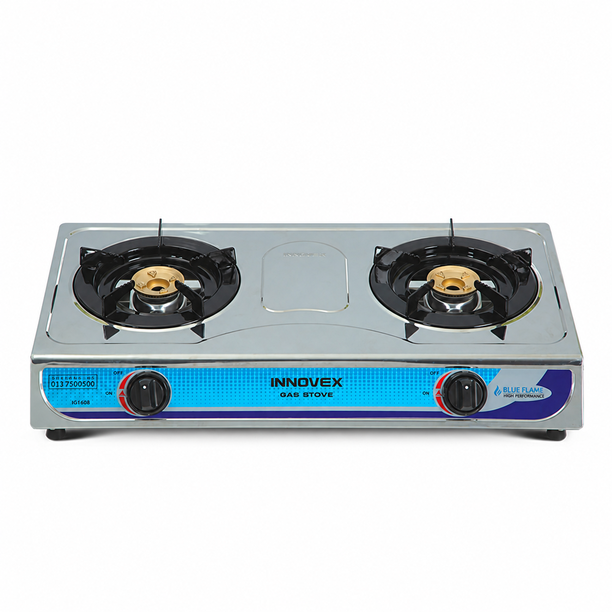 Innovex IGS006 2-Burner Stainless Steel Gas Cooker